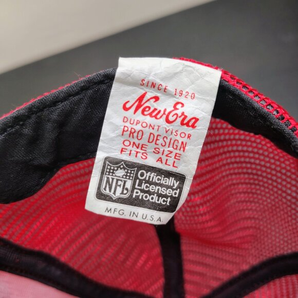 Vintage Super Bowl XXII New Era Hat Cap Snap Back Mesh Trucker Football NFL Mens - Picture 8 of 12